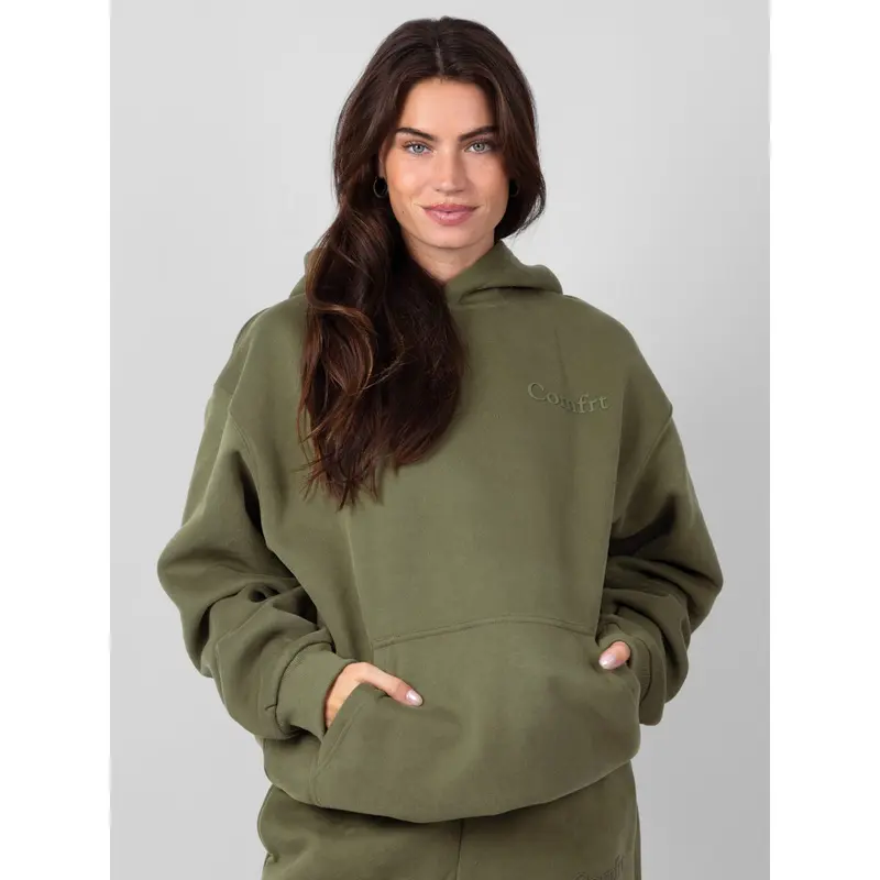 Minimalist Hoodie Mega - Olive - 2X