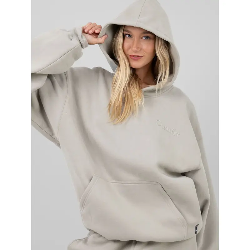 Minimalist Hoodie Mega - Cement - XL