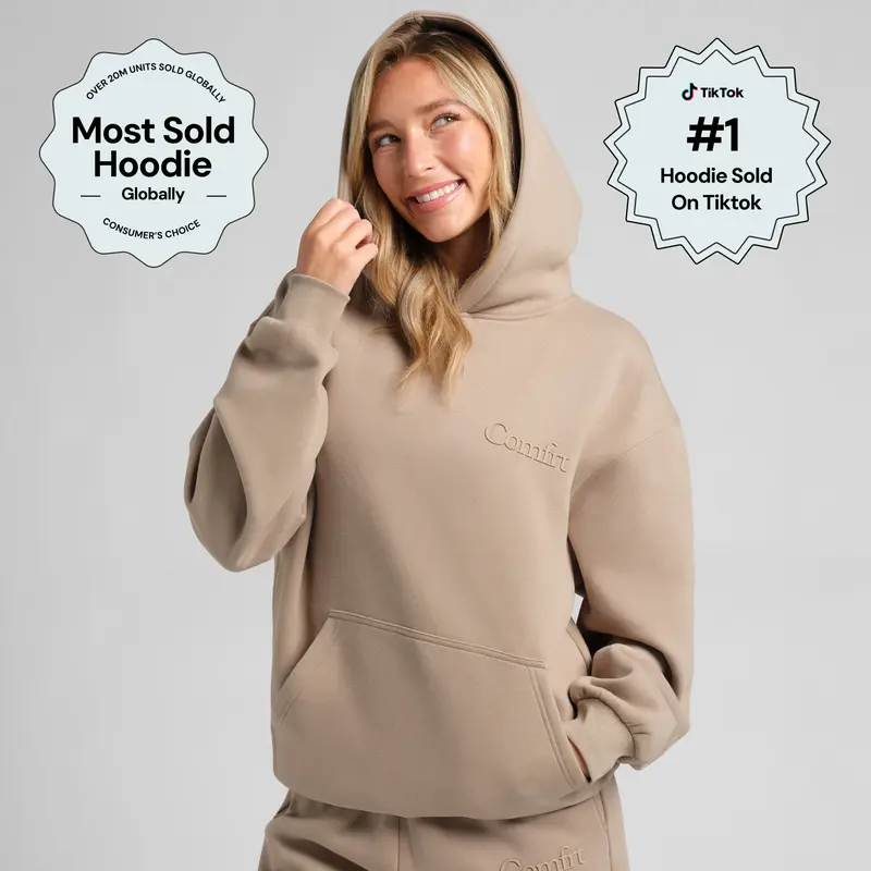 Minimalist Hoodie Mega oversized heavyweight fleece hoodie