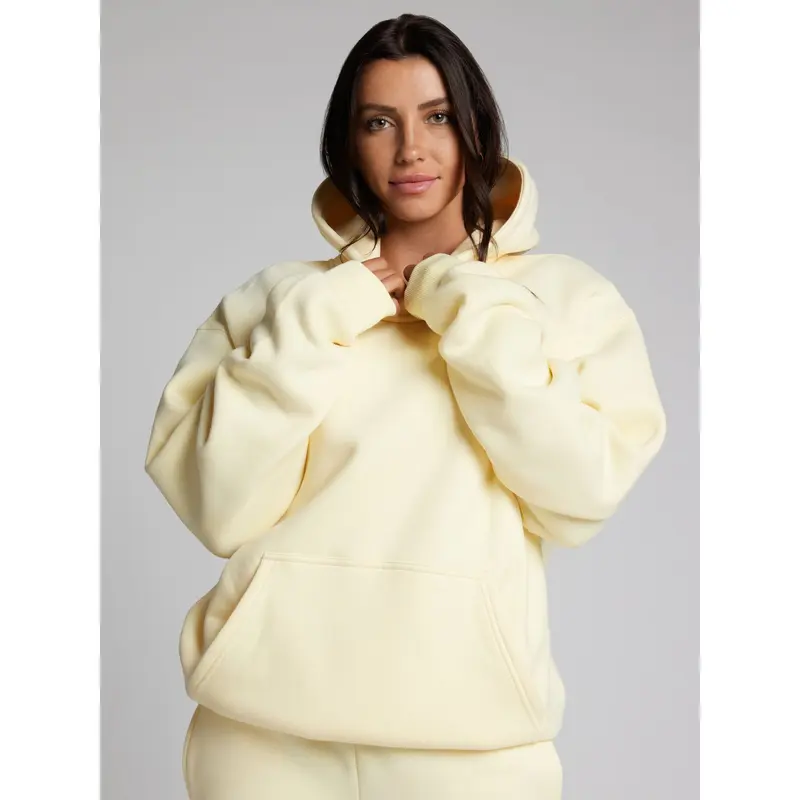 Minimalist Hoodie Mega - Buttercream - XS
