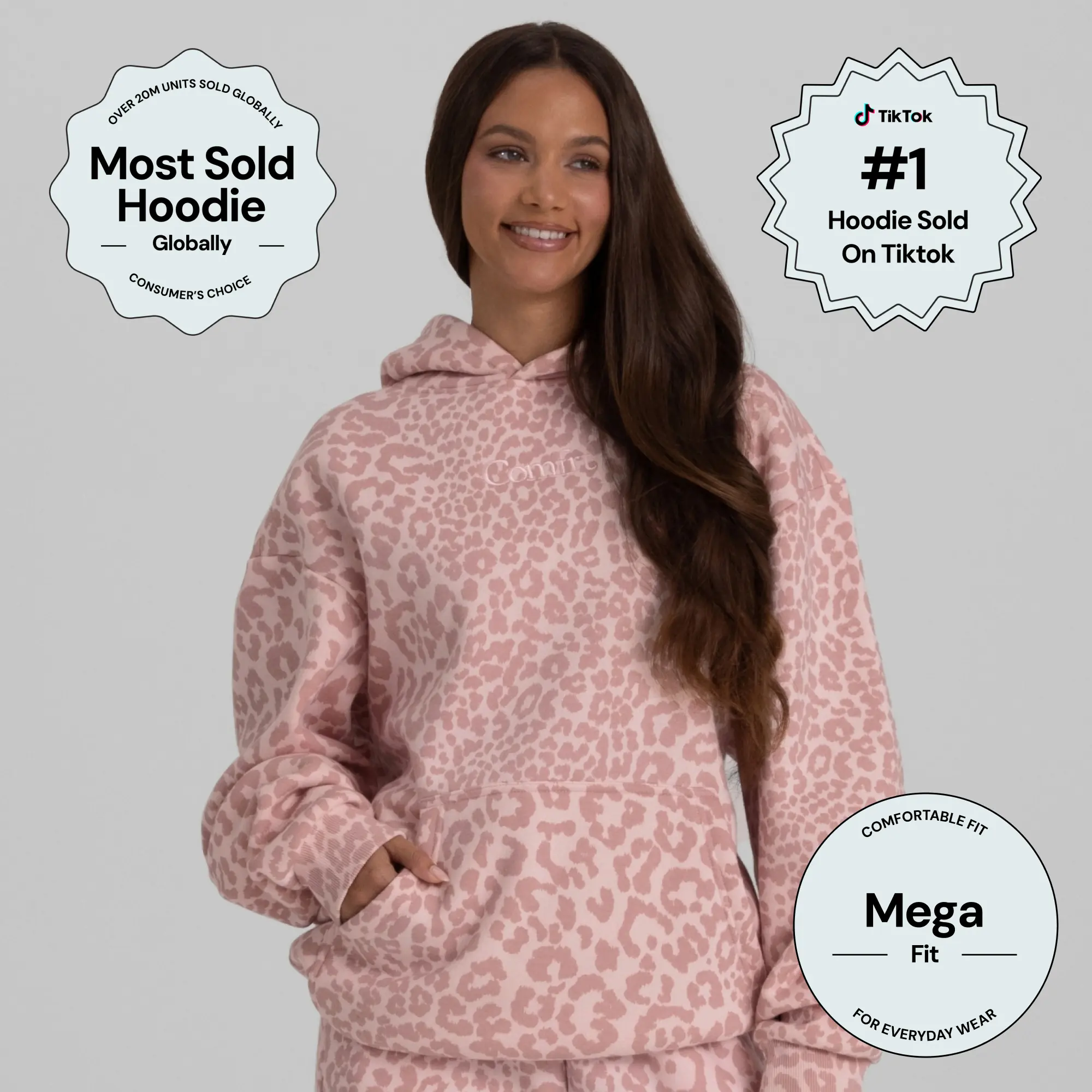 Comfrt | Signature Hoodie - Mega | Soft Comfy Roomy Everyday Essential Unisex Hoodie product image 1