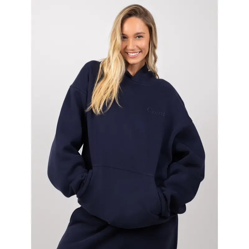 Minimalist Hoodie Mega - Navy - 3X