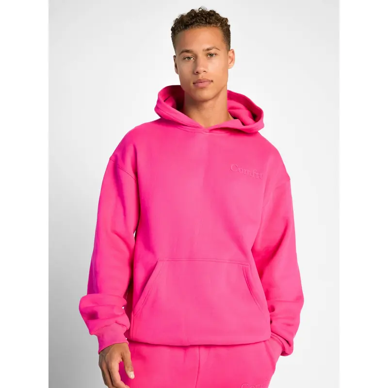 Minimalist Hoodie Mega - Hot Pink - S