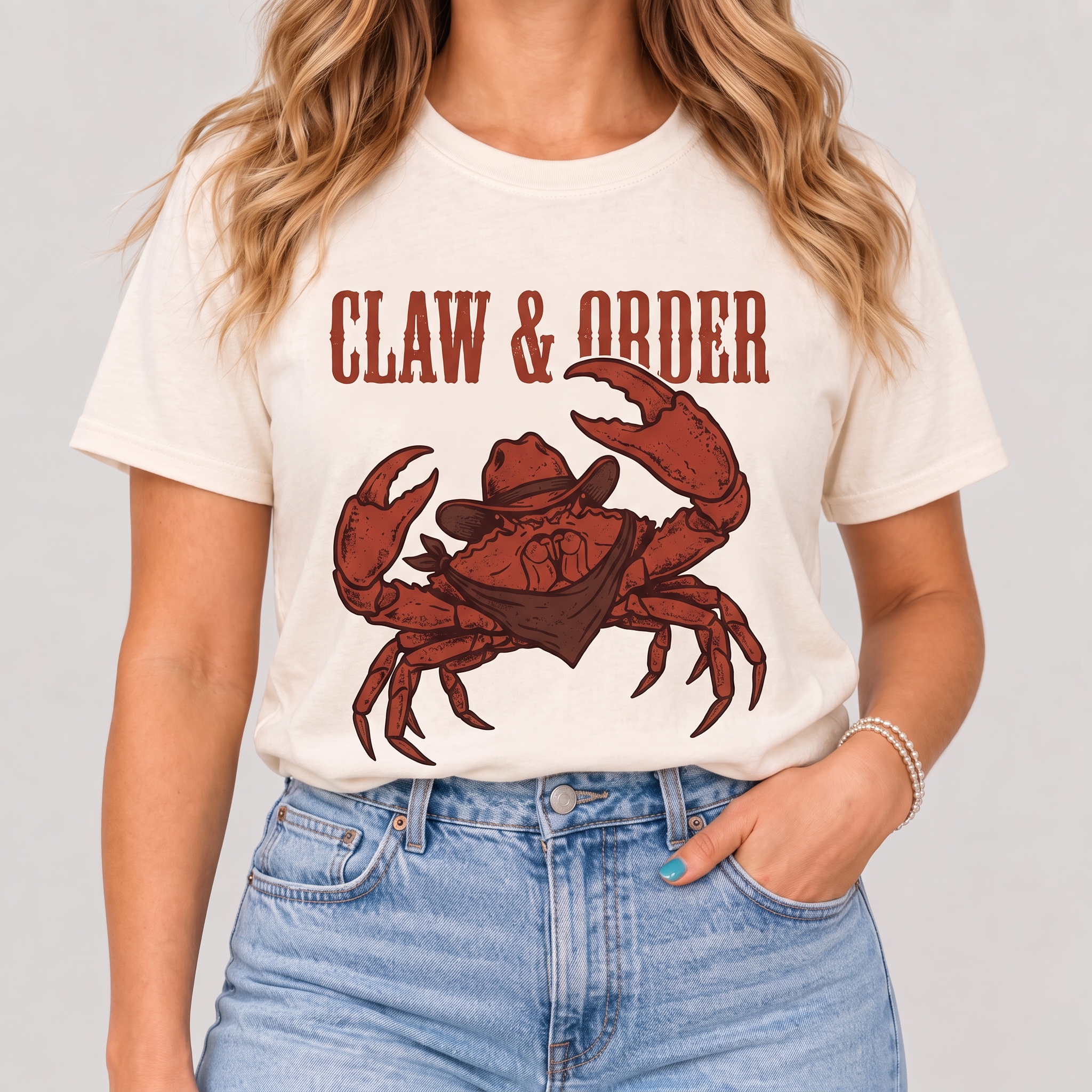 Claw & Order Cowboy Crab Women's T-Shirt