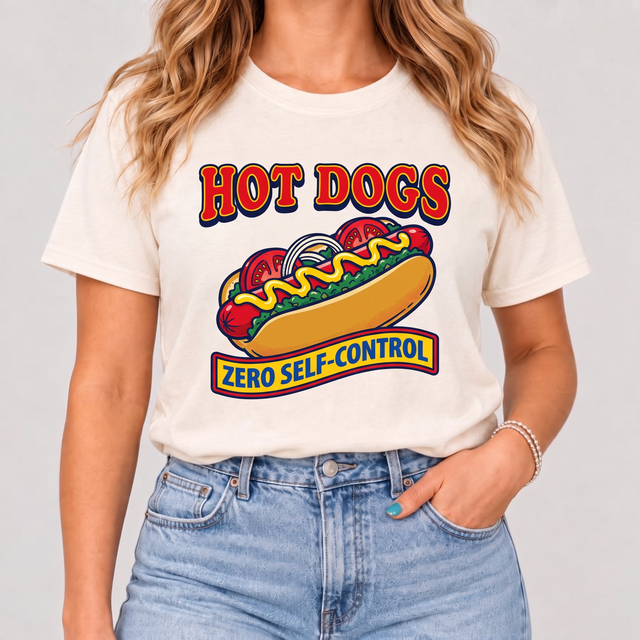 Hot Dogs, Zero Self-Control Women's T-Shirt