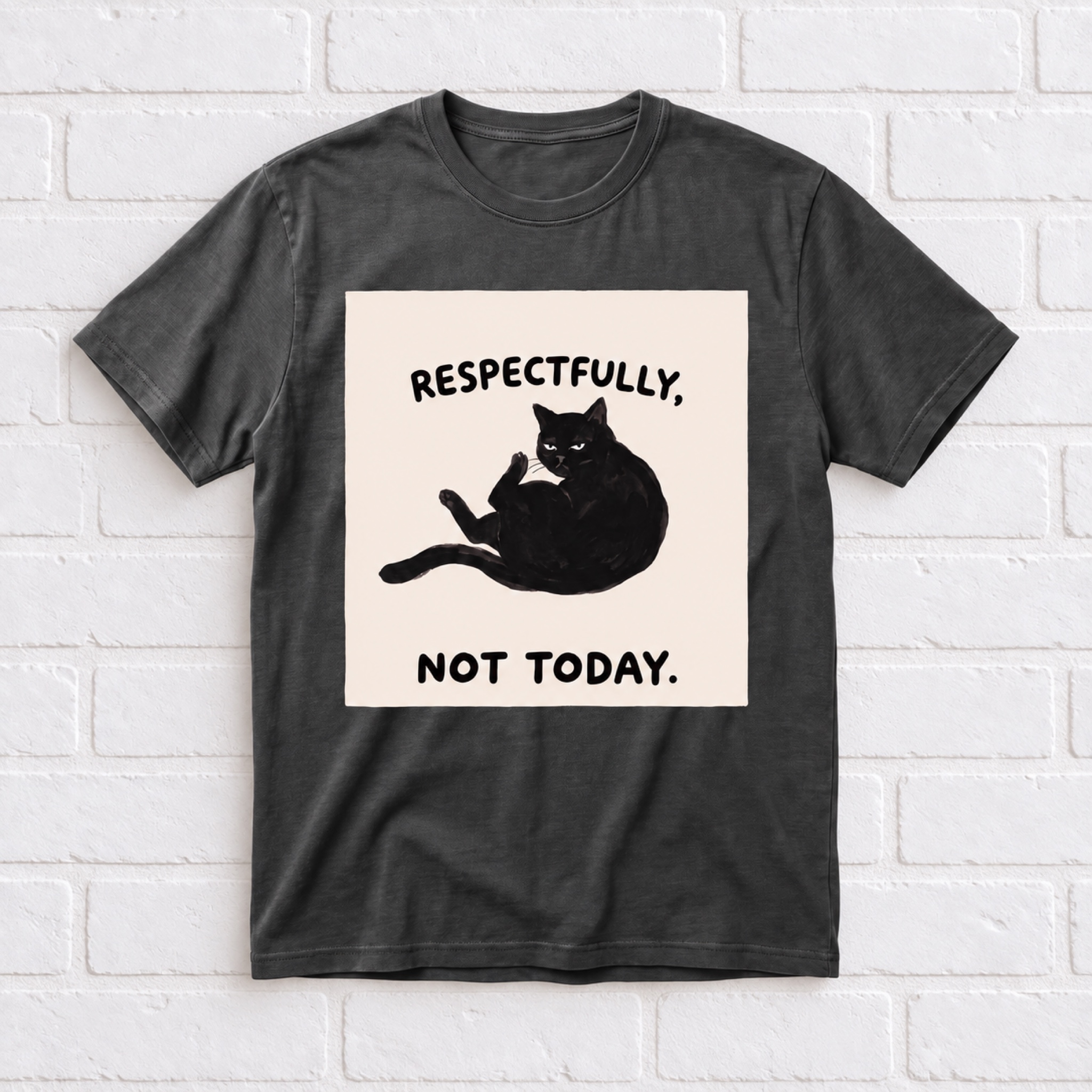 Respectfully, Not Today Cat Women's T-Shirt
