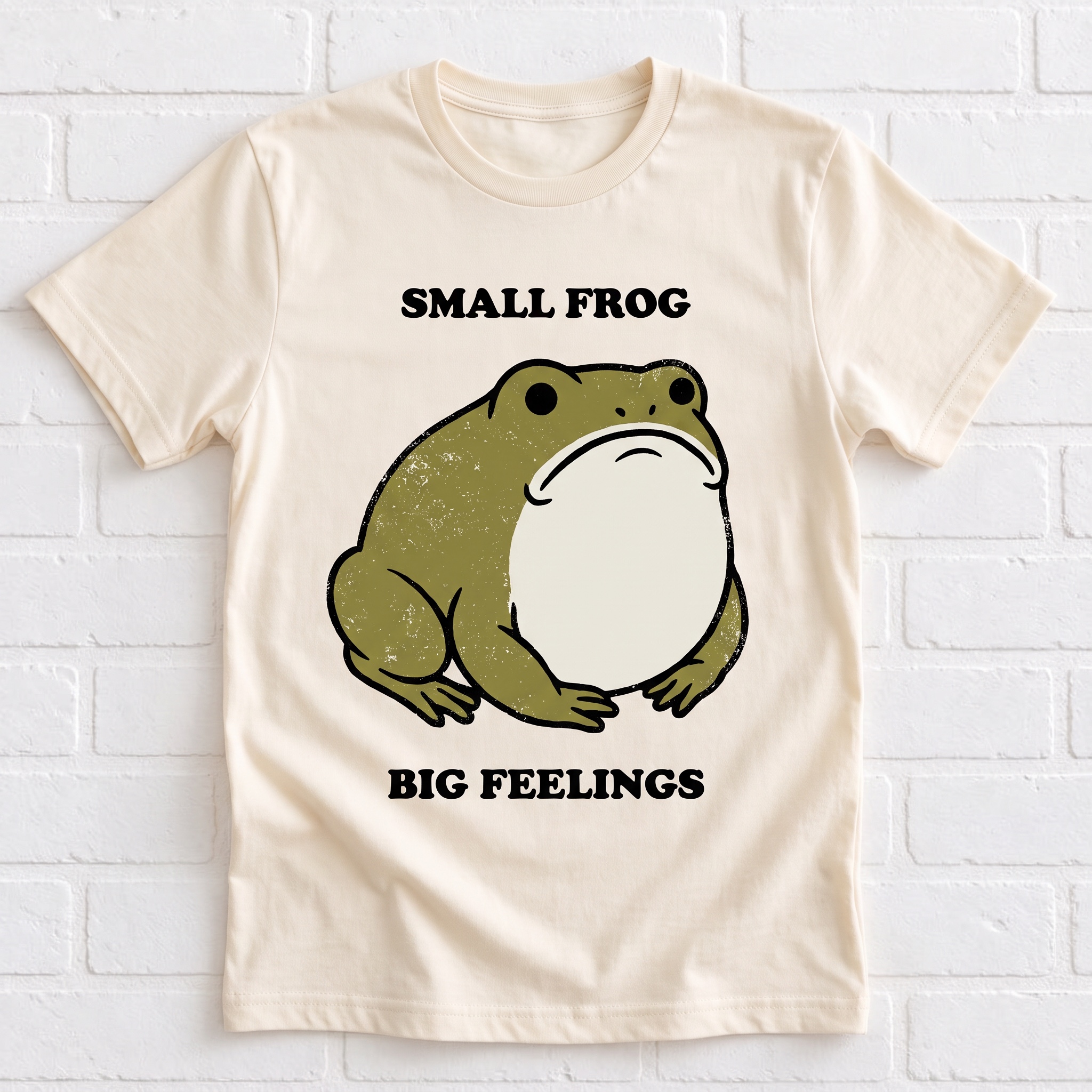 Small Frog, Big Feelings Women's T-Shirt