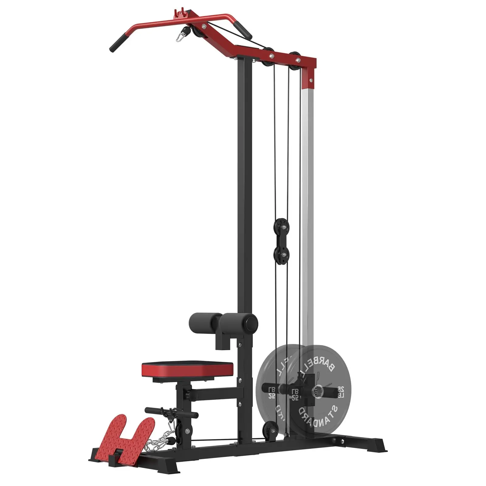 Equipo de fitness LAT Tower con sistema de poleas altas y bajas