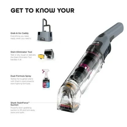 Cordless Portable Stain Cleaner – Compact Carpet & Upholstery Cleaner