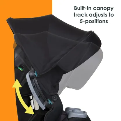4-in-1 Convertible Infant Car Seat – Adjustable Design with Integrated Canopy