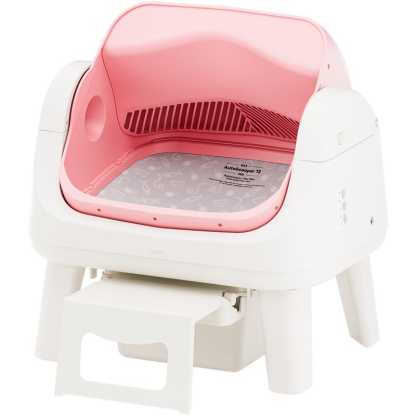 Open-Top Automatic Cat Litter Box – Self-Cleaning, No App Required, Easy Entry