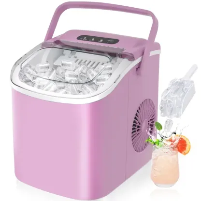 Portable Countertop Ice Maker – 26 Lbs/Day, 6-Minute Ice Making, Self-Cleaning