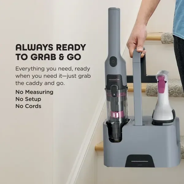 Cordless Portable Stain Cleaner – Compact Carpet & Upholstery Cleaner