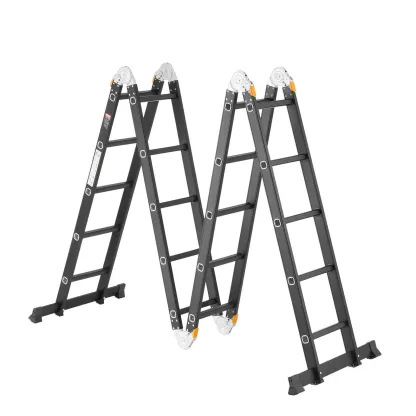 7-in-1 Folding Extension Ladder – 19 Ft, 330 Lbs Capacity, Multi-Position Aluminum Ladder