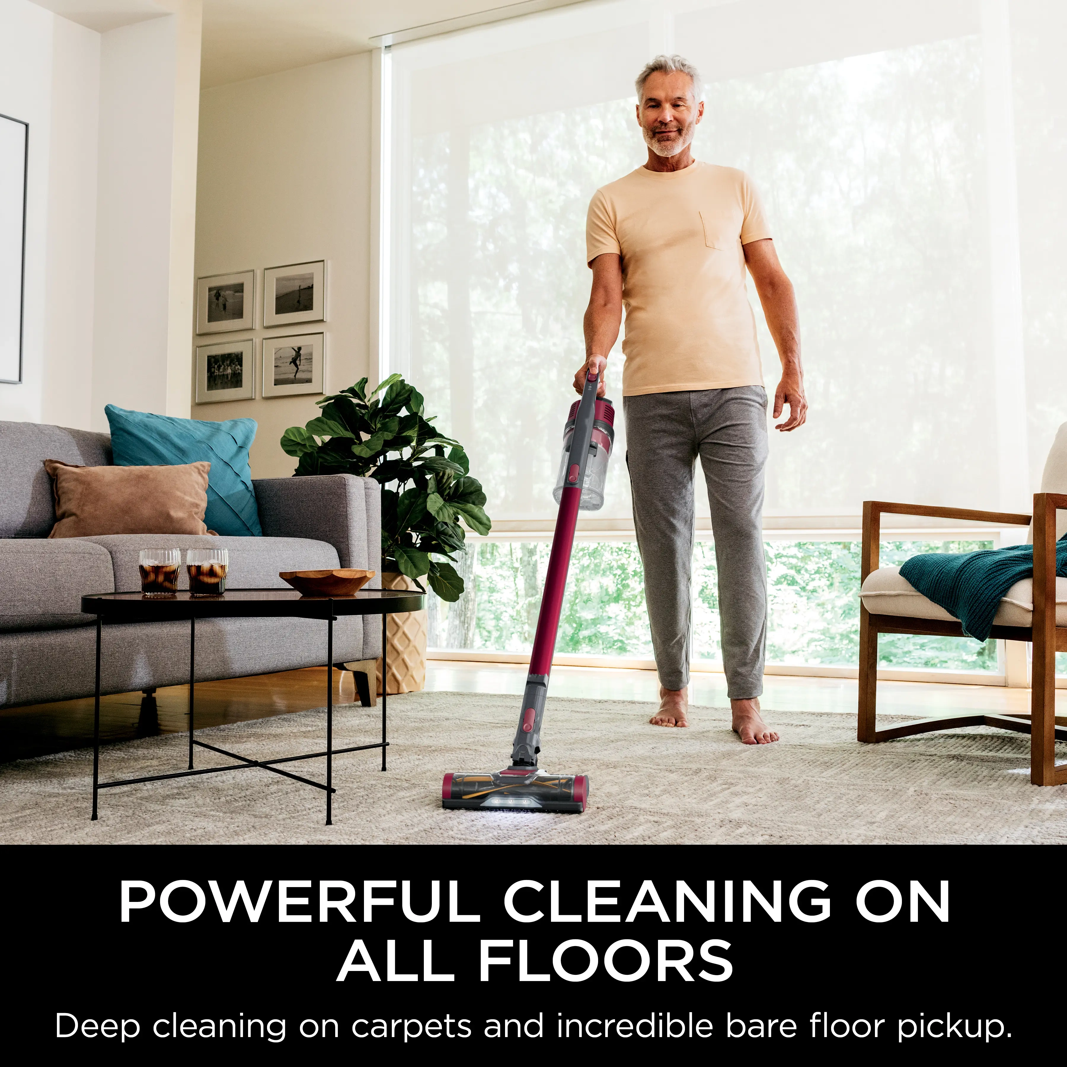 Cordless Pet Stick Vacuum – Self-Cleaning Brushroll, HEPA Filtration, Removable Handheld
