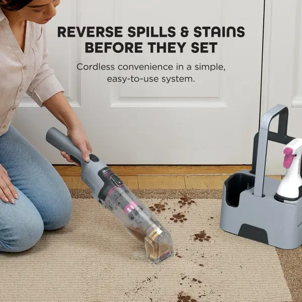 Cordless Portable Stain Cleaner – Compact Carpet & Upholstery Cleaner