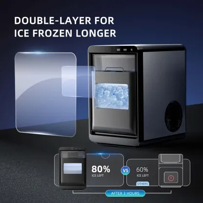 Antarctic Star Nugget Ice Maker, 45Lbs/Day