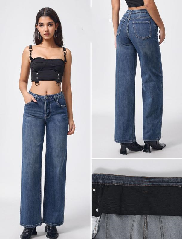 Jeans Mujer con Faja Moldeadora | Comodidad y Estilo Todo el Día