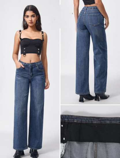 Jeans Mujer con Faja Moldeadora | Comodidad y Estilo Todo el Día