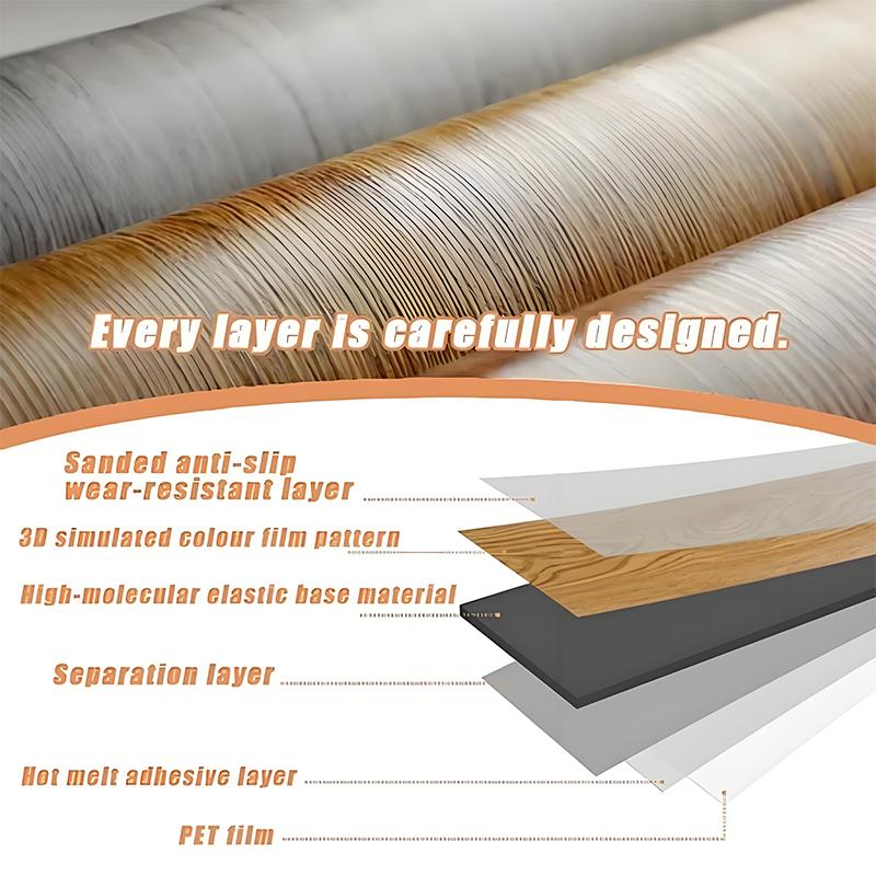 Vinilo Adhesivo para Suelo Efecto Madera | Impermeable y Fácil de Instalar