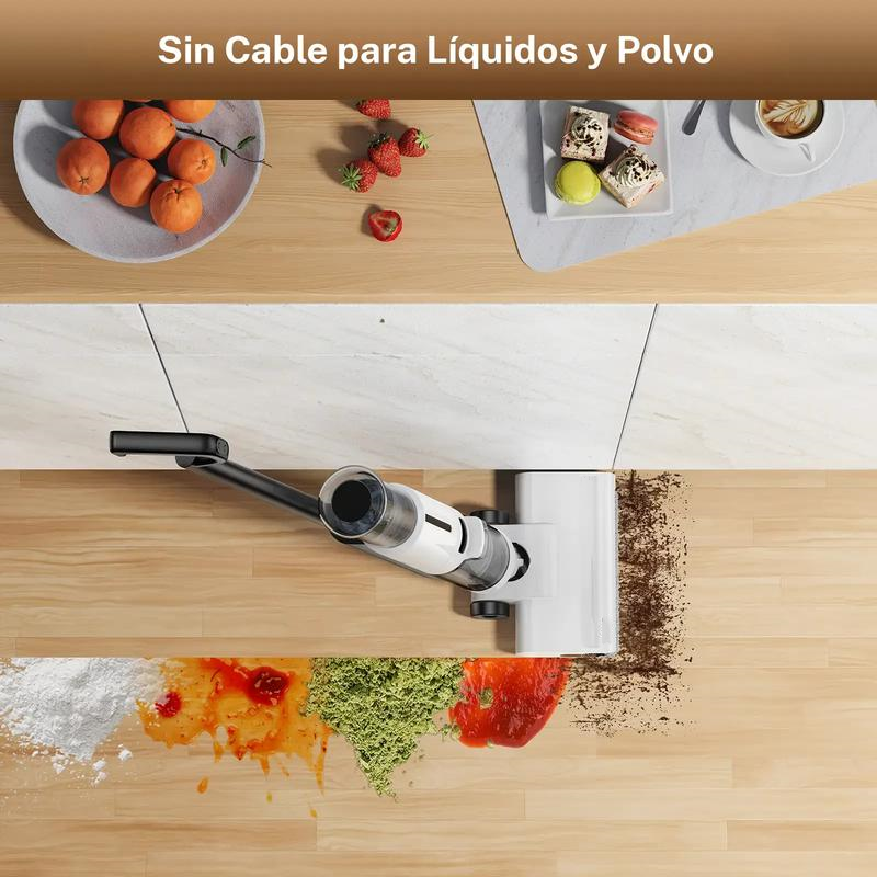 Aspiradora 2 en 1 Sin Cable | Limpia Suelos Secos y Húmedos