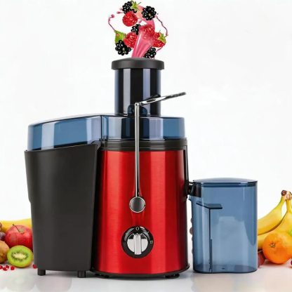 Exprimedor eléctrico  de 800 W con jarra para jugo de 30 oz (aprox. 900 ml), licuadora centrífuga multifunción para frutas y verduras, sin BPA, fácil de limpiar, capacidad de 800 ml, diseño compacto, uso doméstico