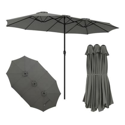 Sombrilla de Jardín, Parasol Terraza, 450x267 cm, UPF 50+, Sombrilla Playa Grande, Parasol para Balcon Piscina Patio Exteriores, con Funda Protectora,