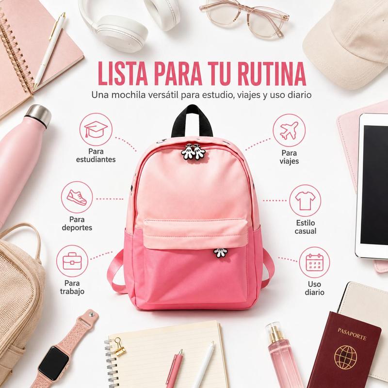 Morral y Mochila Infantil Impermeable Novedad 2026 con Estampados de Caricaturas, Diseño Ergonómico Transpirable, 9 Colores Disponibles, Medidas 31x24x10 cm para Niños Jardín y Primaria