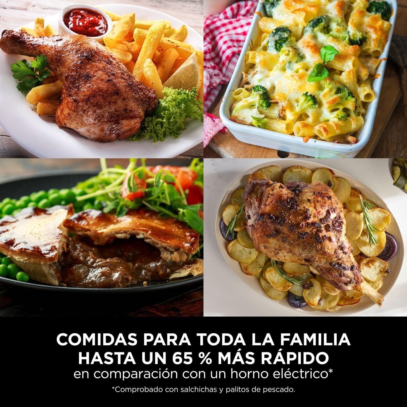Freidora de Aire Doble XL 10,4 L, 7 Funciones, Sin Aceite, Cocina Saludable