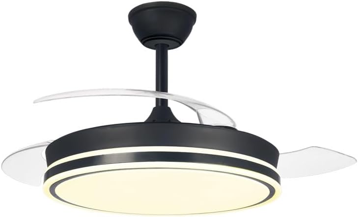 Pack de 2 Ventiladores de Techo LED con Motor DC Silencioso, 48W Regulable, 3 CCT Ajustables, 5280 Lúmenes