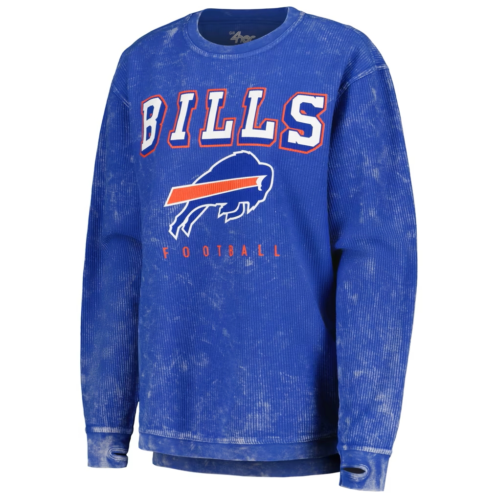 Women's Comfy Cord Pullover Sweatshirt - Royal