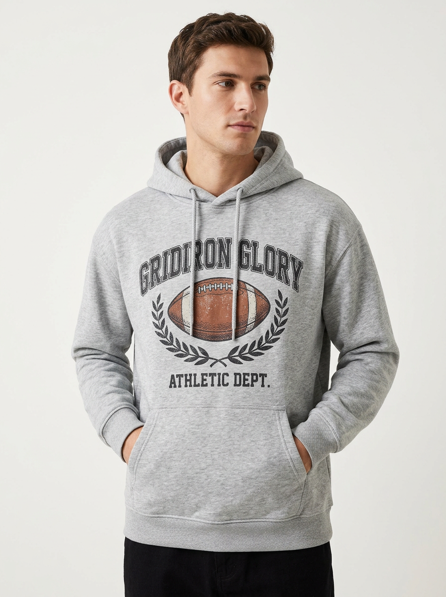 Men's American Football Gridiron Glory Printed Hoodie