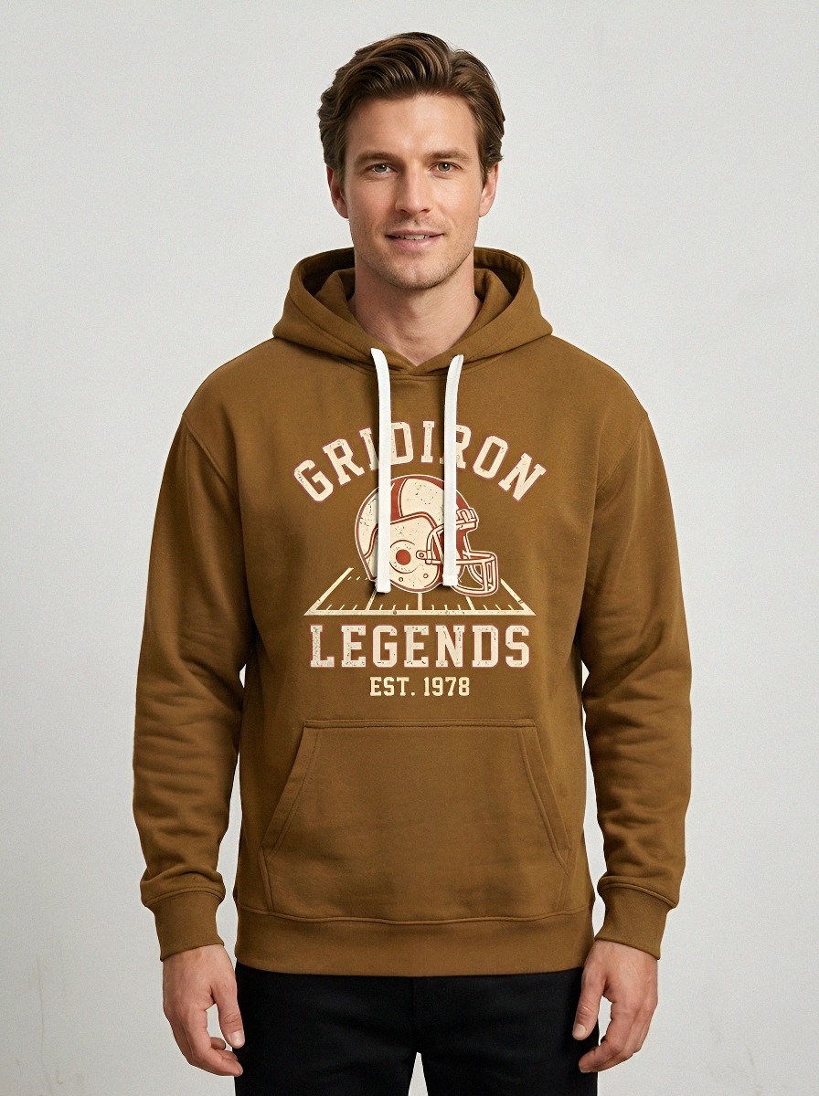 Men's Gridiron Legends Football Helmet Printed Hoodie