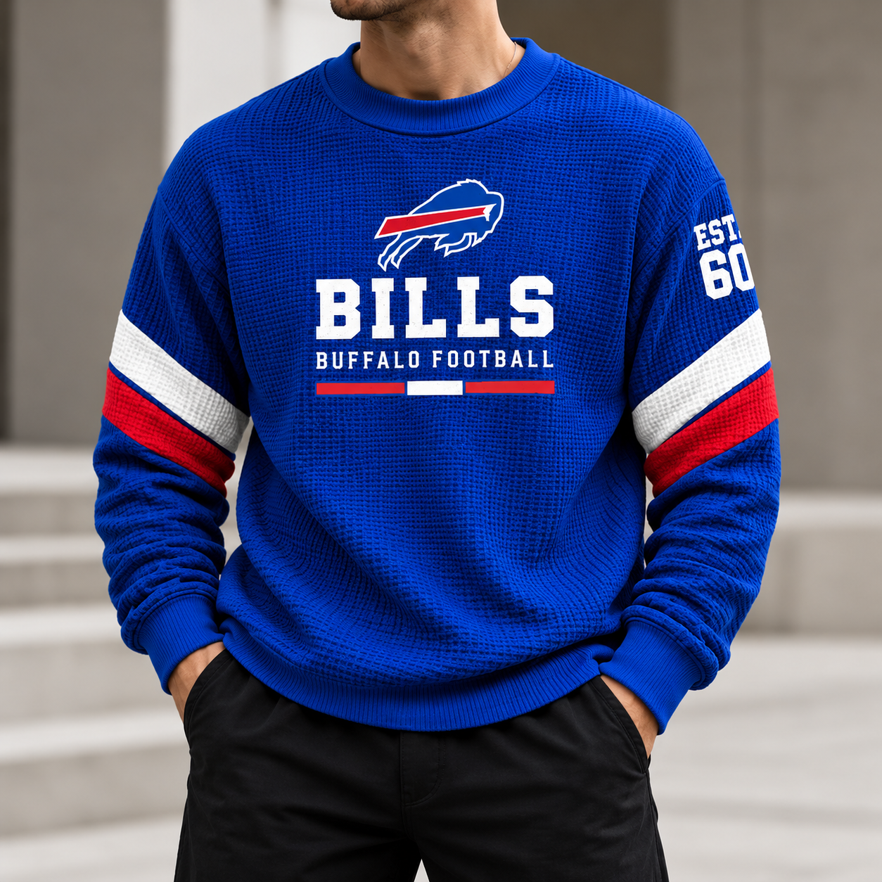 Men's Long-Sleeved Football Fan Top