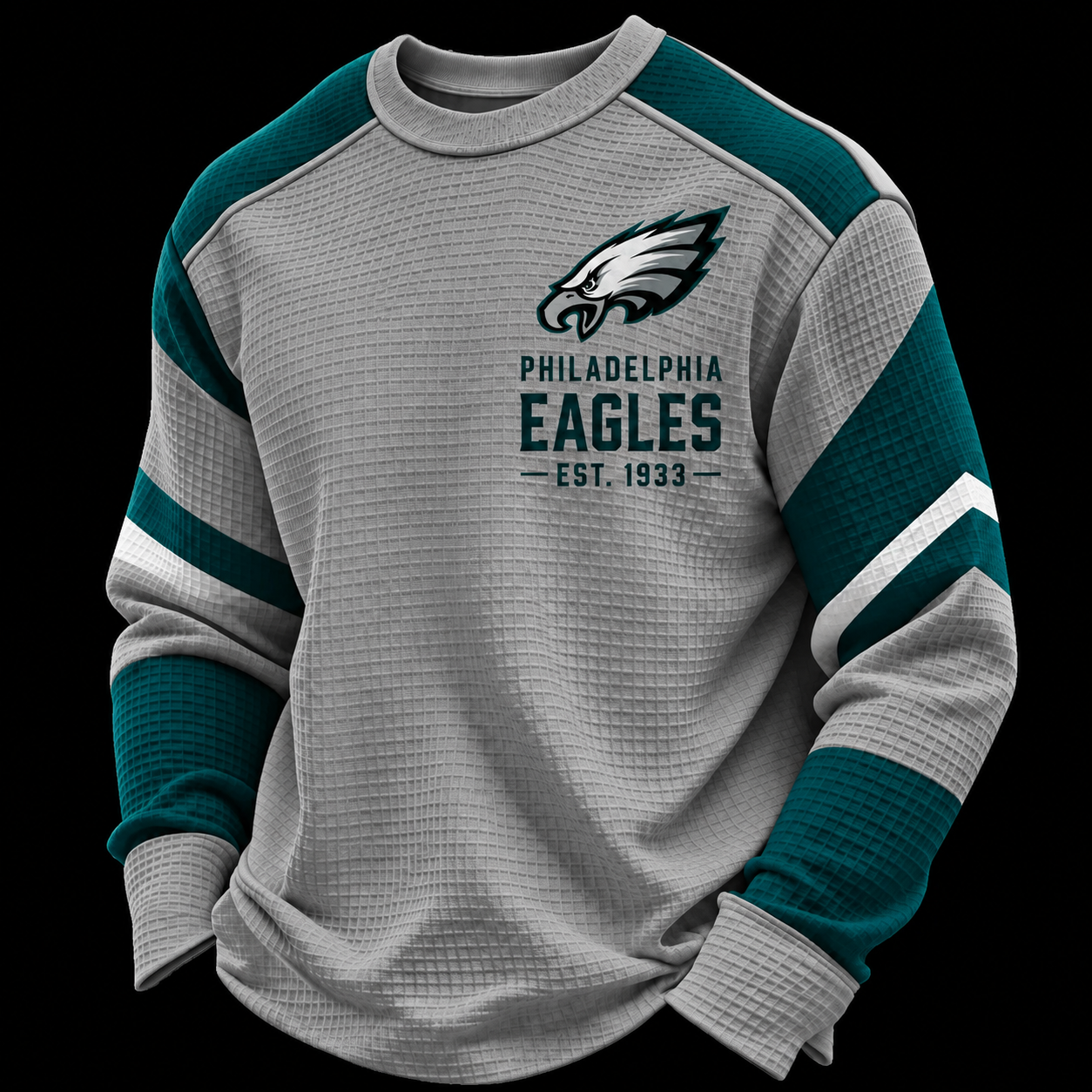 Custom apparel featuring football team designs