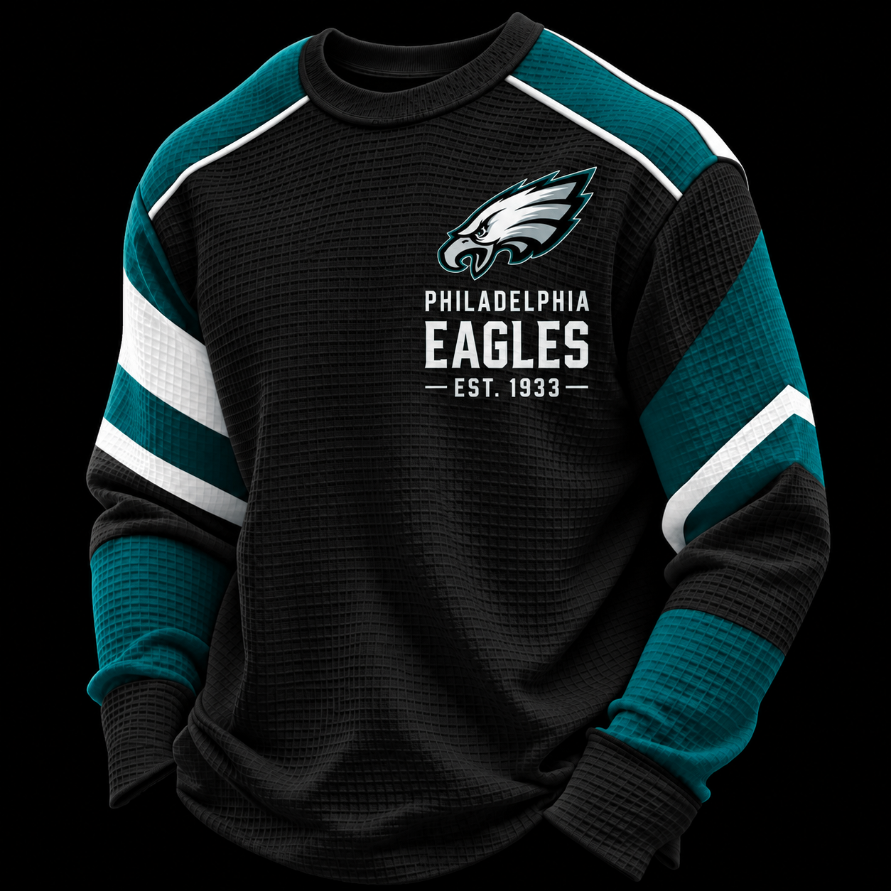 Custom apparel featuring football team designs