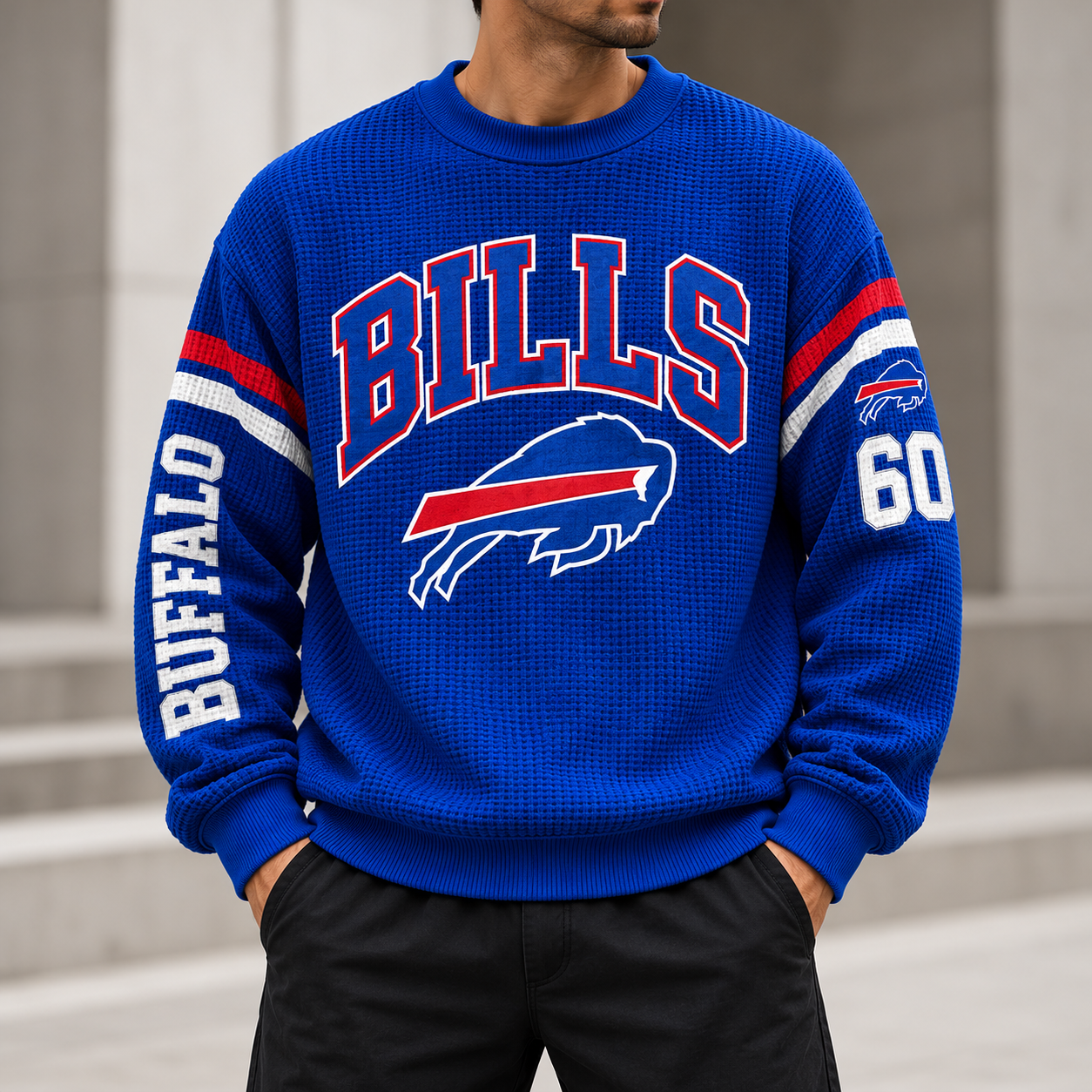 Men's Long-Sleeved Football Fan Top