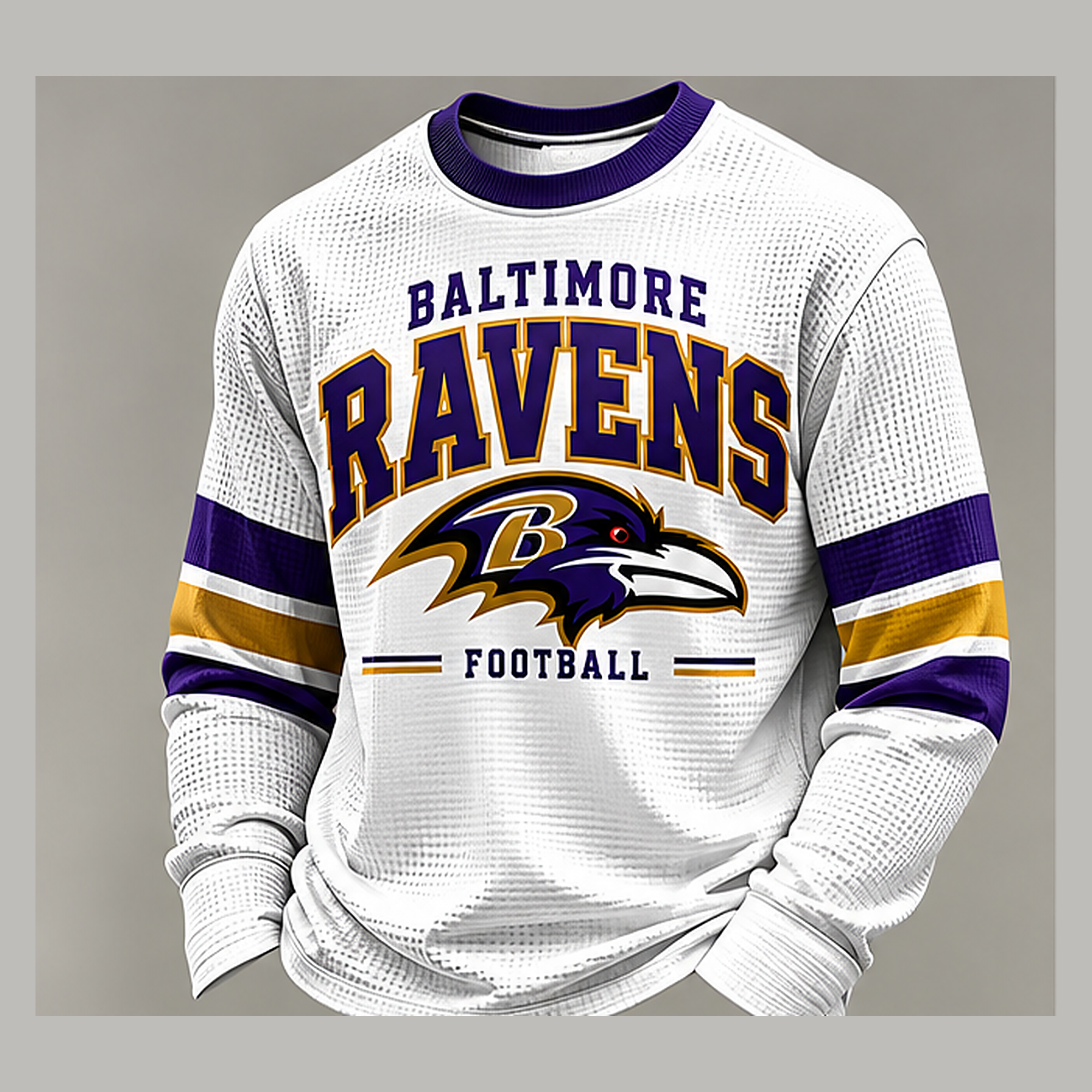 Unisex Long-Sleeve One Piece Fan Top