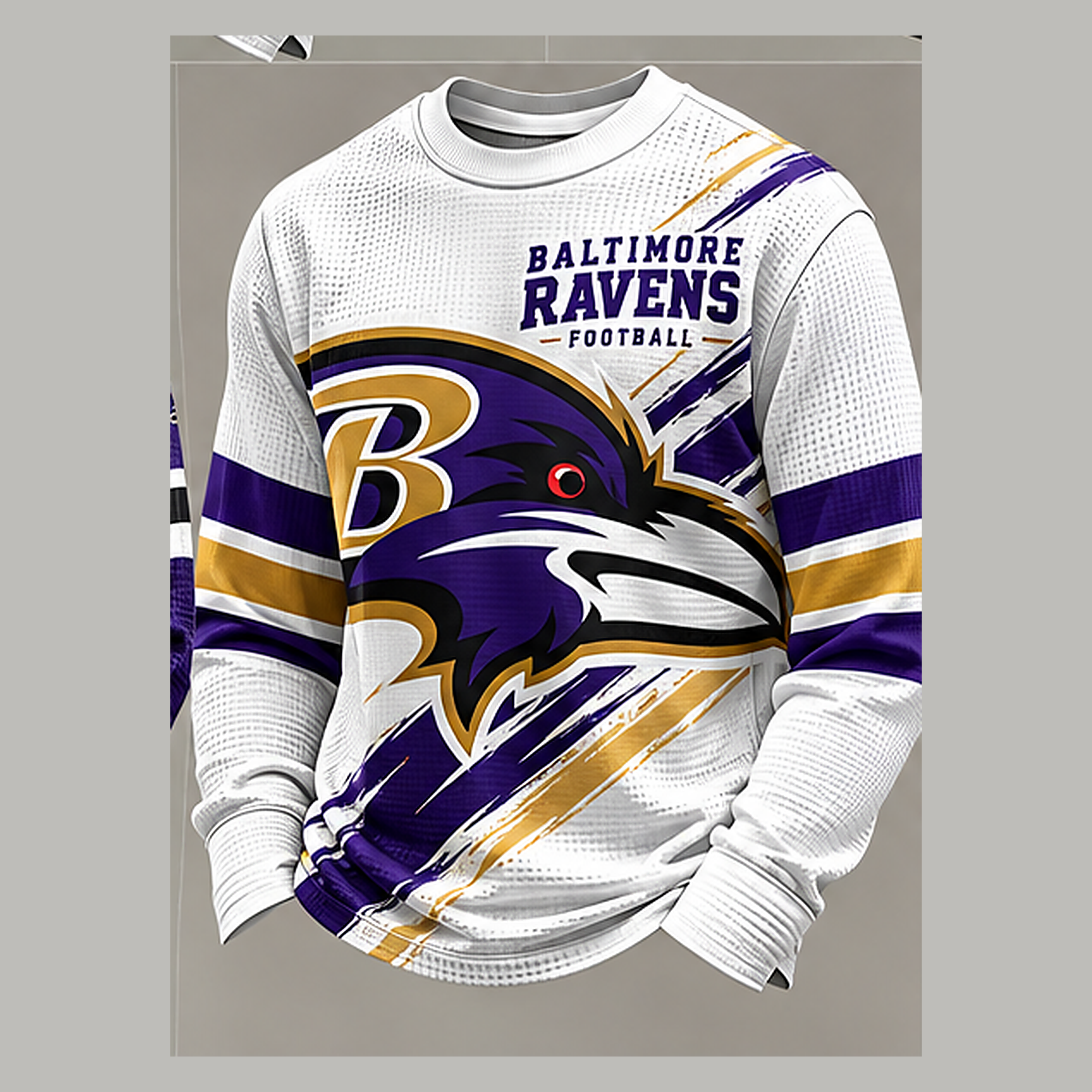 Unisex Long-Sleeve One Piece Fan Top