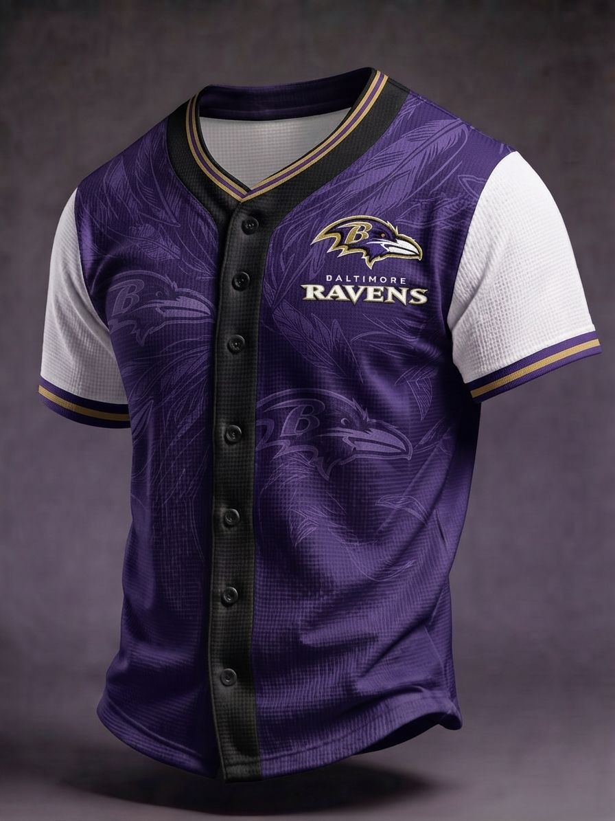 Men's Football Fan Print Sports Jersey