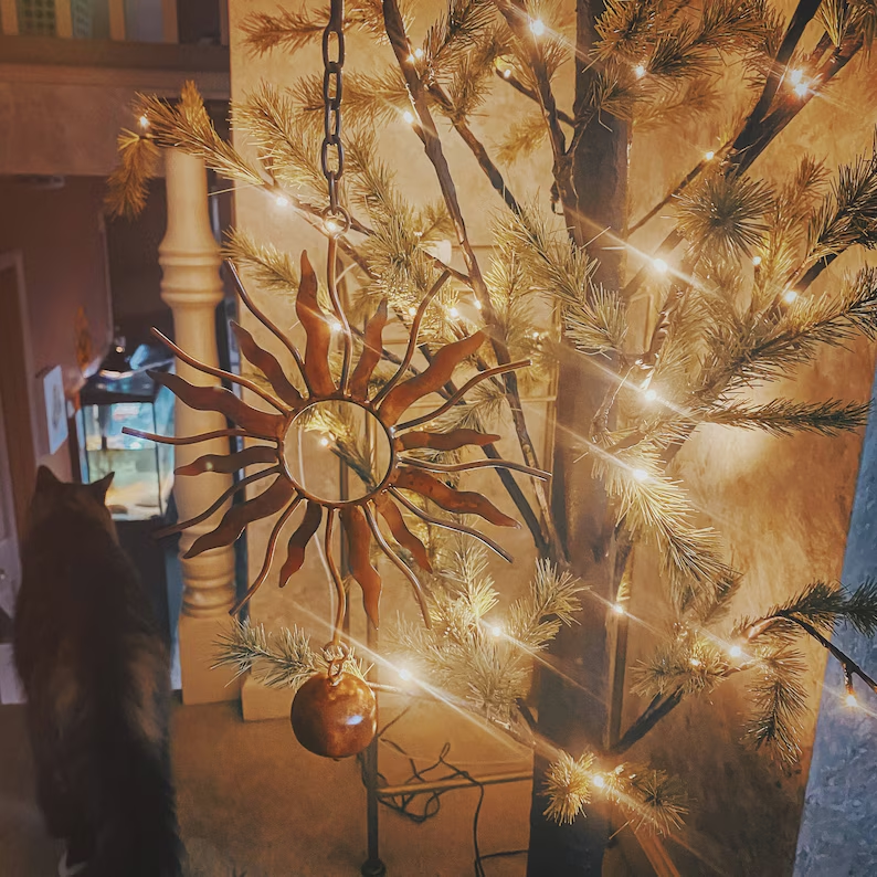 Sun Wind Chime Pendant-Christmas tree ornaments