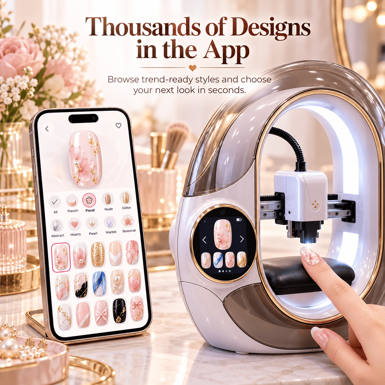 Nail design library
