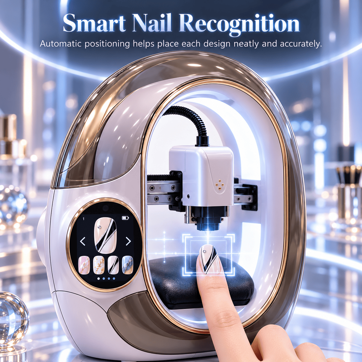 Smart nail recognition