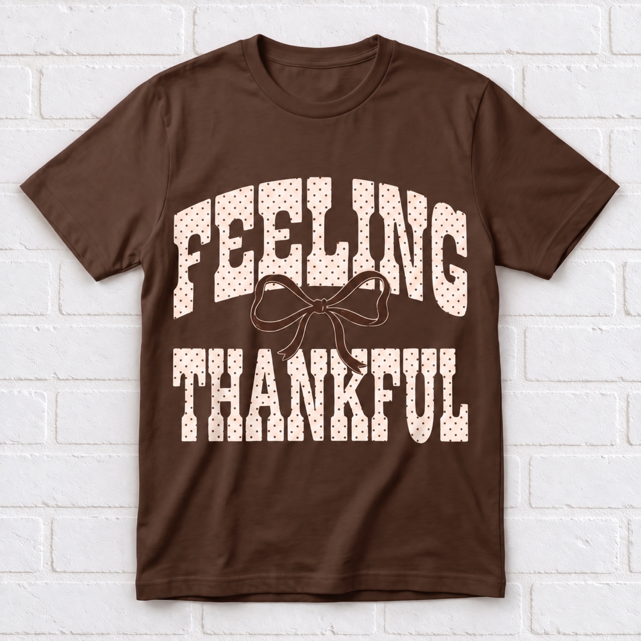 Women's Thanksgiving "Feeling Thankful" T-Shirt