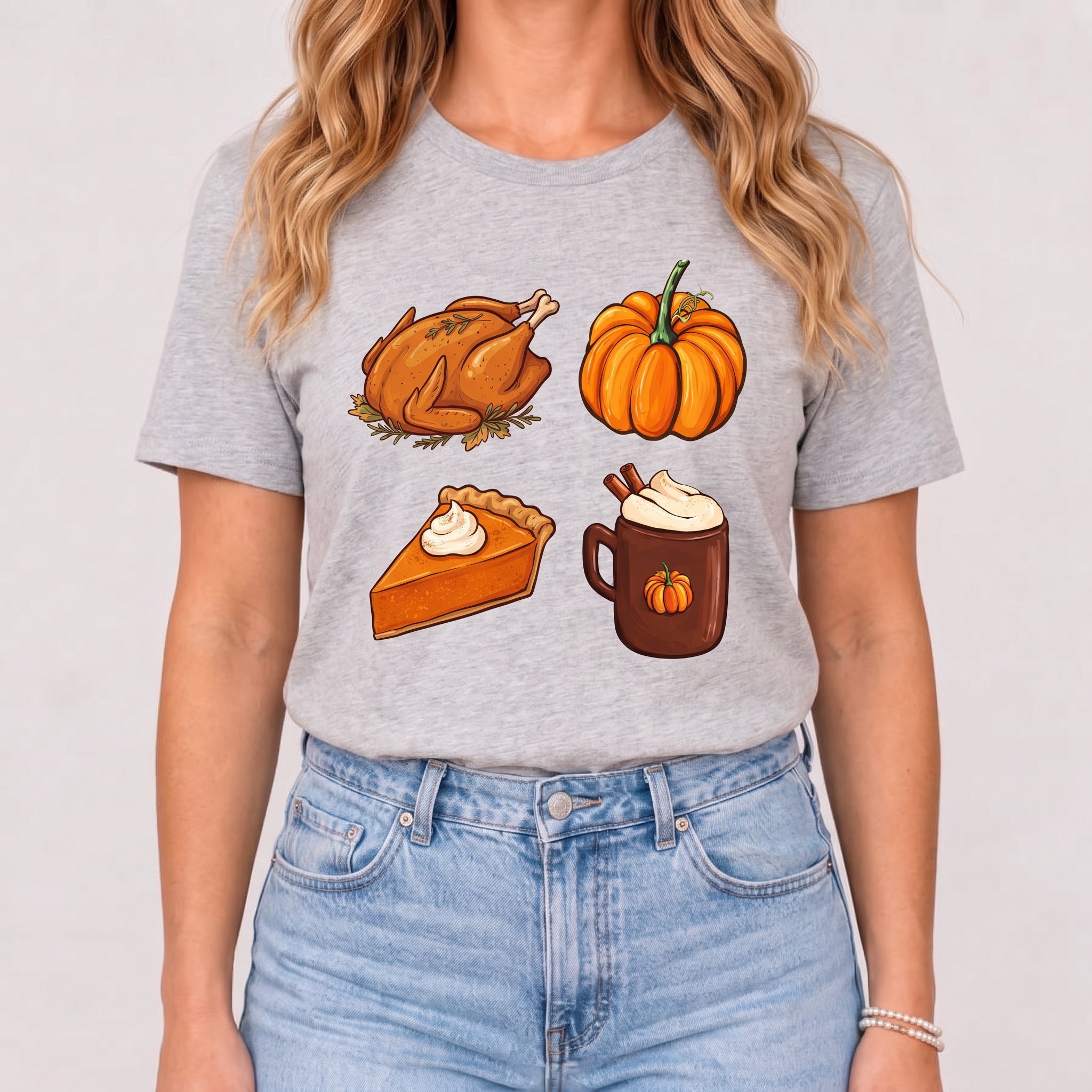 Women's Thanksgiving Harvest Dinner T-Shirt