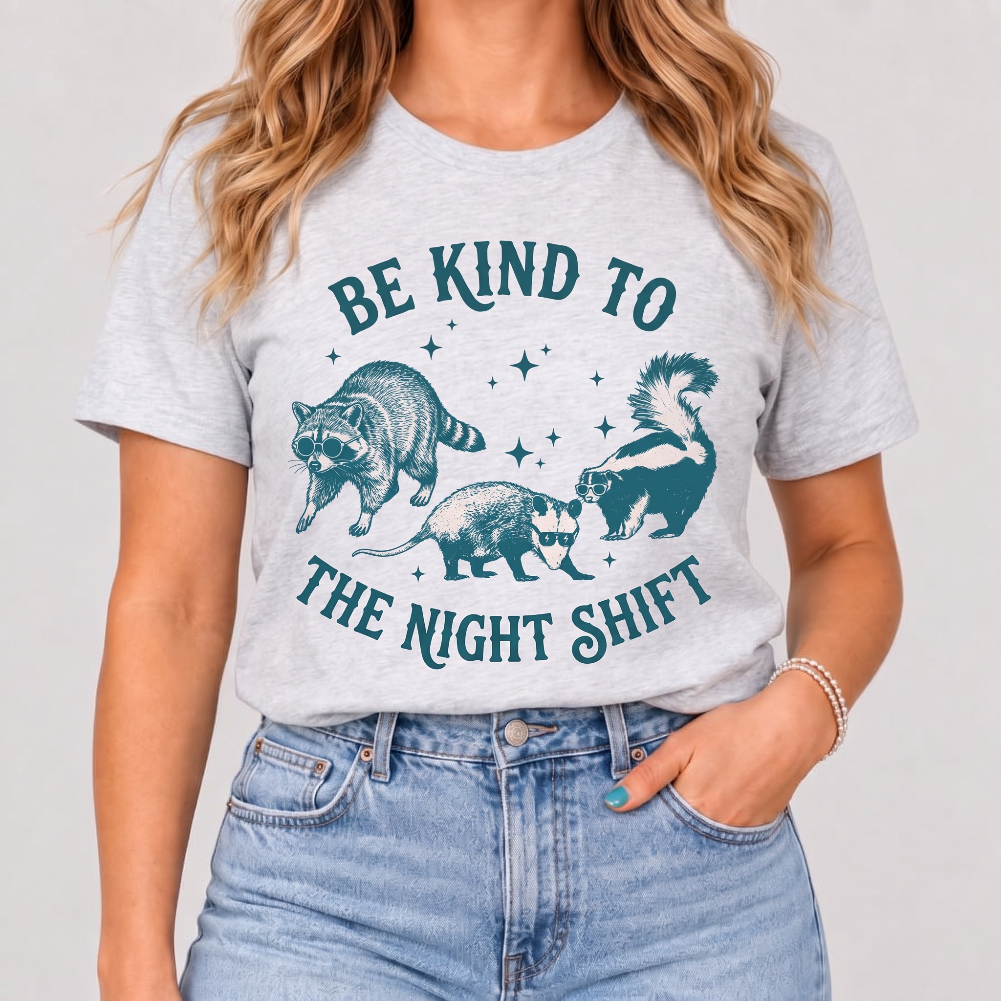 Women's "Be Kind to the Night Shift" T-Shirt