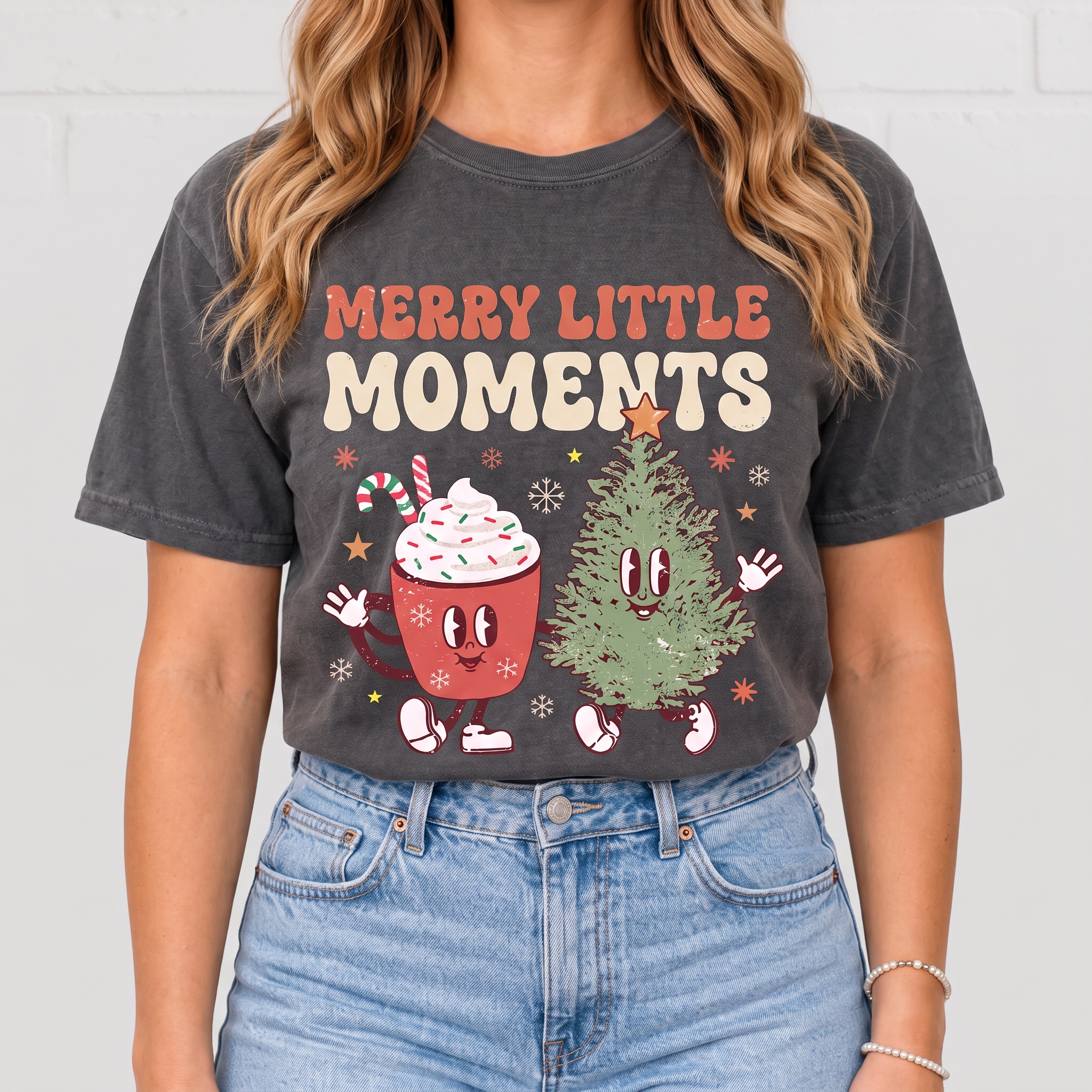 Women's Christmas "Merry Little Moments" T-Shirt
