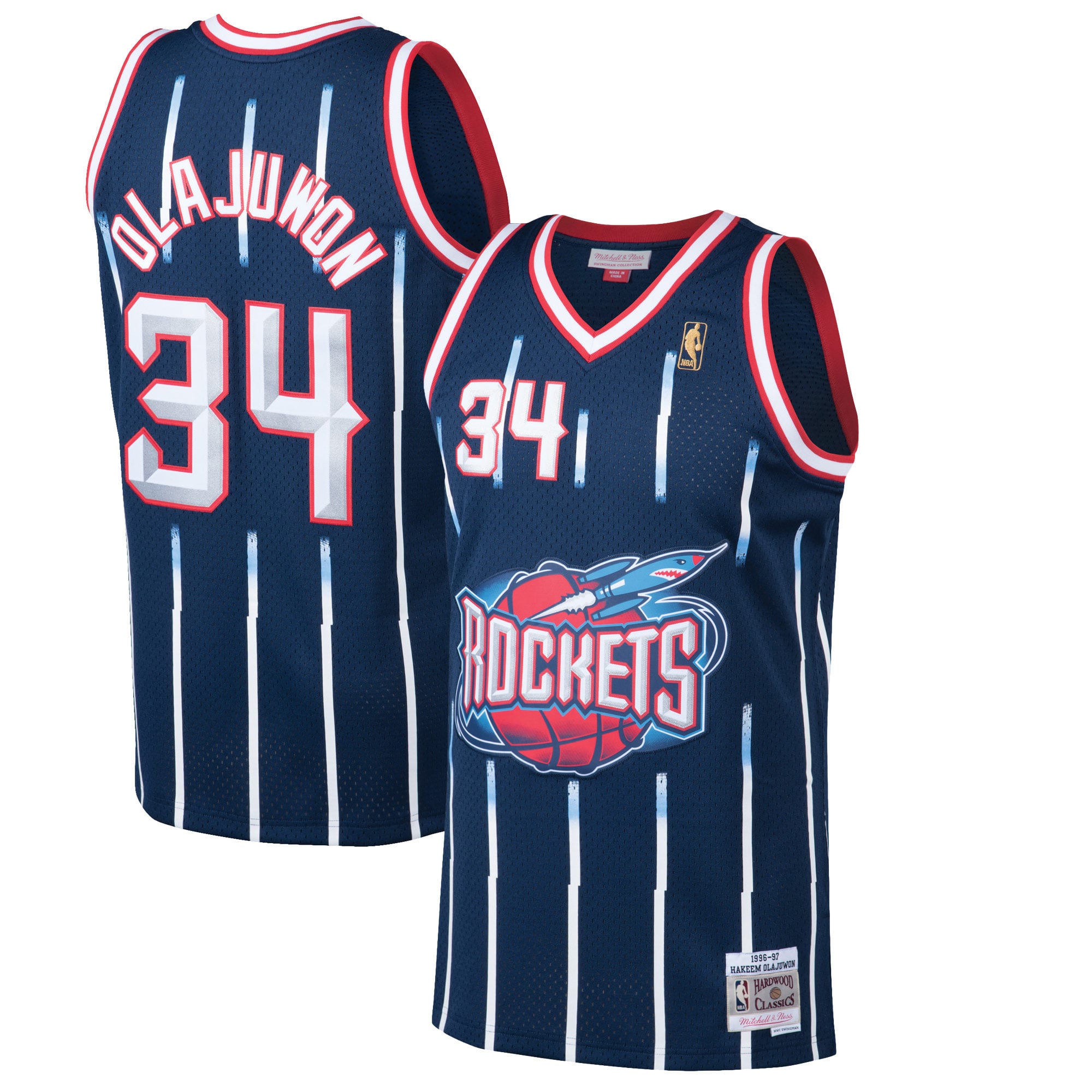 Houston Rockets Navy Swingman jersey, fan version, NBA fan version, size S-XXL