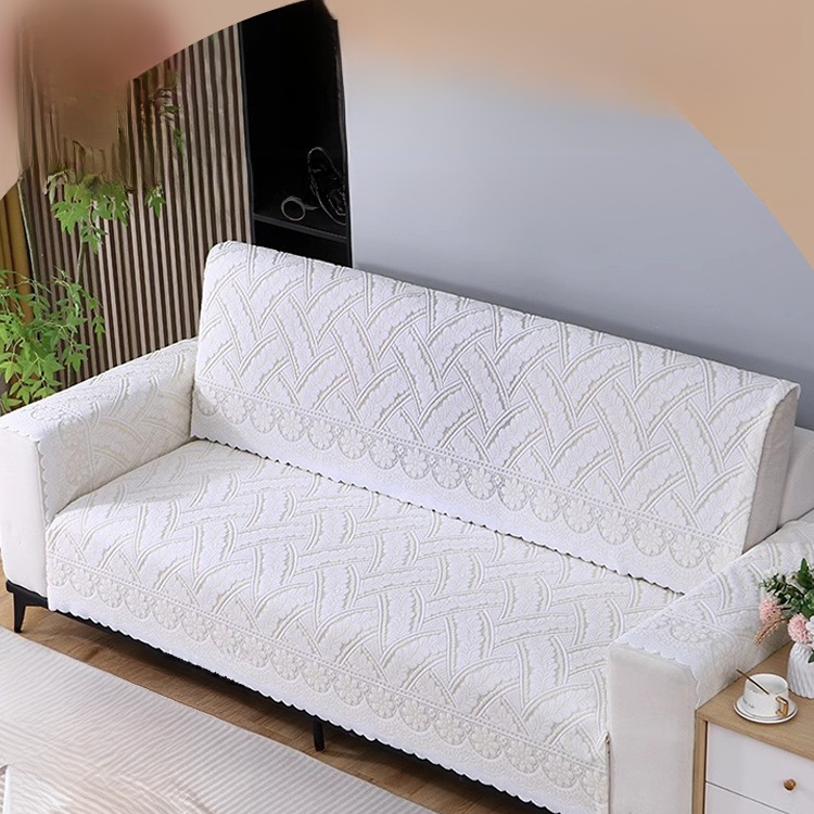 Cuttable, versatile wheat-ear pattern lace cover cloth