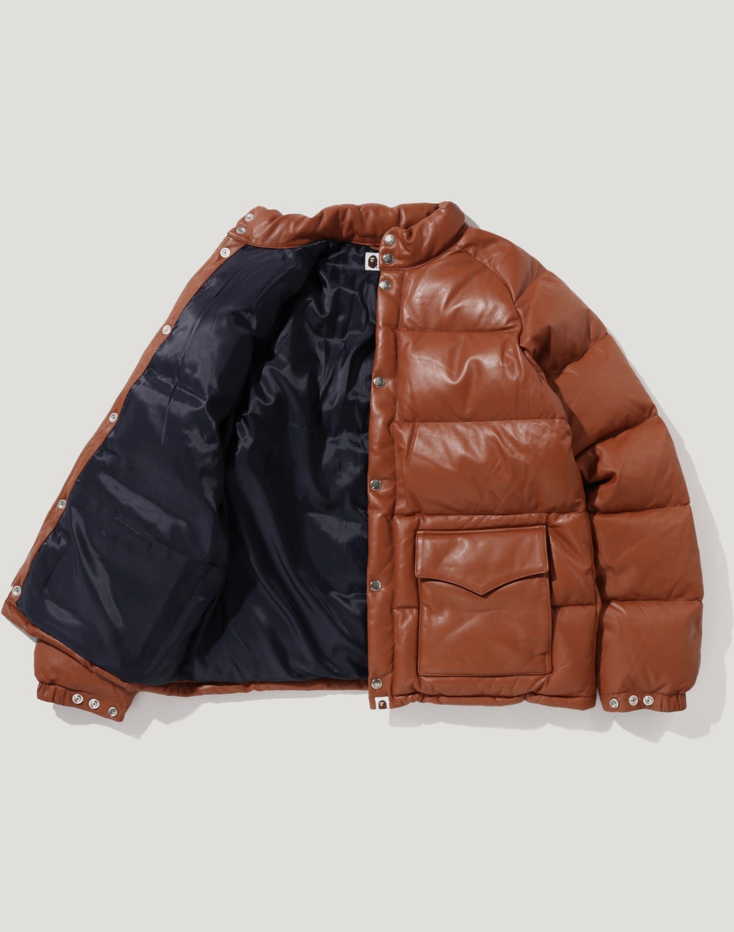 LEATHER CLASSIC DOWN JACKET MENS